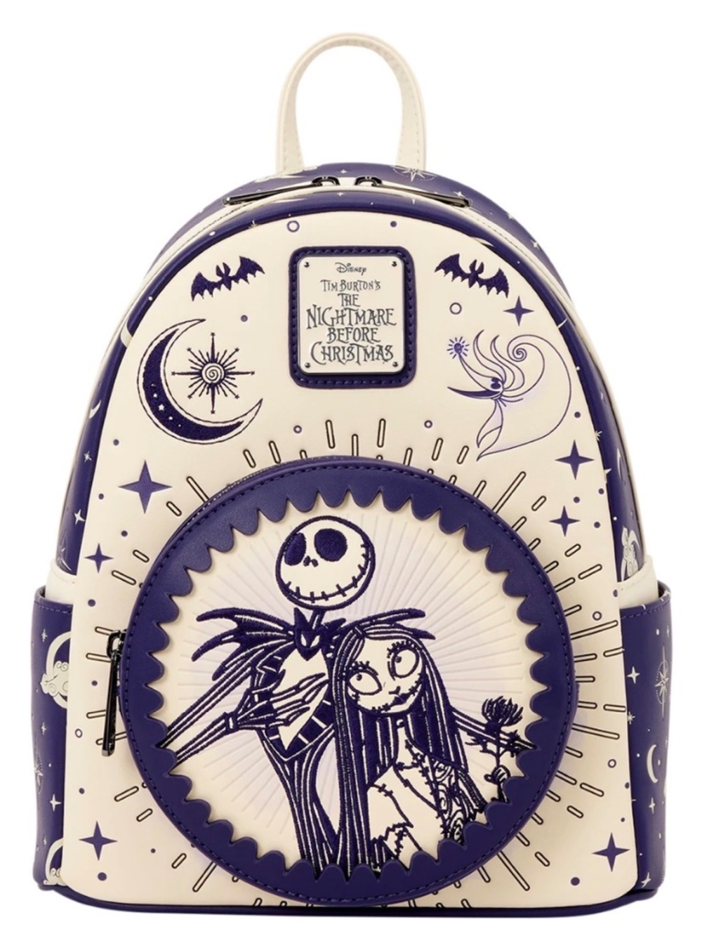 Loungefly Disney Nightmare Before Christmas Jack & Sally Night Sky Mini Backpack